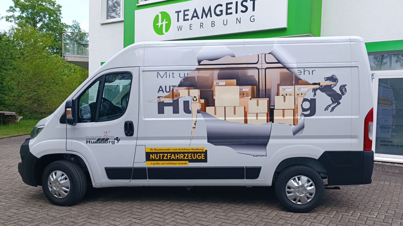 Fahrzeugbeschriftung mit Digitaldruck 