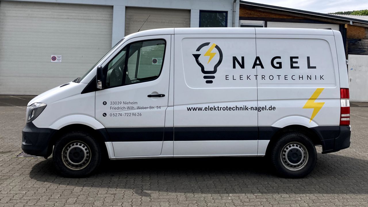 Fahrzeugbeschriftung Elektrotechnik Nagel 