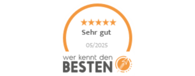 Ausgezeichnet mit der Note sehr gut